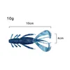 Приманки заманивает 3 штуки/партия медведя 10 см 10G искусственная рыбалка с продолжительностью срок службы креветки мягкая приманка p230525