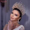 Andra modetillbehör Youlapan HP193P Luxury Wedding Crown Rhinestone Bridal Hair Accessories Bride Tiara Women Pannbandsmycken Princess Headdr J230525