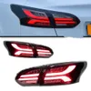 Bilstyling bakljus för Ford Focus Sedan 2015-20 18 LED-bakljus Dynamisk signal Ljus som vänder dagligen Running Fog Taillight