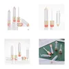 Emballage Bouteilles En Gros Crayon En Forme De Brillant À Lèvres Transparent Tubes En Plastique Tube Vide Baume Lipgloss Rechargeable Drop Delivery Office Schoo Dhzi9