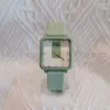 Wristwatches Fashion Simple Quartz Women Silicone Women's Watches Square Casual Ladies Watch Elegant Clock For Woman Female Gift