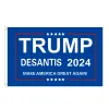 Donald Trump Drapeaux 3x5ft 2024 Make America Great Florida Desantis Drapeau USA Président Trump 90x150cm Bannière Drapeaux En Gros