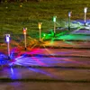 Luci solari per esterni Lampada da giardino alimentata Lanterna Paesaggio impermeabile Illuminazione Percorso Cortile Decorazione prato