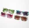 Candy Color Style Superclear Decoration Unisex Sunglass Personlighet strand resor missfärgade solglasögon roliga nyanser glasögonblandning färger