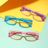 Sunglasses Kids Anti-blue Light Glasses Transparent TR90 Prescription Frame UV400 Computer Electronic Screen Eyewear For Reading