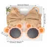 Óculos de sol dos desenhos animados Prindes de garotas de nylon bandana menino menina lase lase yeeglasses de crianças acessórios para crianças