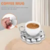 Dinnerware Sets Sunflower Cup Saucer Decorative Mug Coffee Gift Ceramic Party Water Office Tea Set Retro Delicate Milk