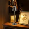 Table Lamps Metal LED Desk Lamp Touch Dimming USB Rechargeable Eye Protection Night Light Restaurant Coffee Bar Decor Lights
