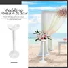 Flores decorativas 2pcs Roman Column estátua Party Festy Road Guide Pillar Plástico