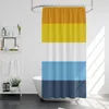 Zasłony prysznicowe Aertemisi Aroace Pride Flag Flagowa Zestaw Zestaw z przelotkami i haczykami do wystroju łazienki