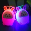 Porte-clés dessin animé créatif résine et lampe arbre bourgeon porte-clés jolie fille coeur lapin pendentif école cadeau G230525