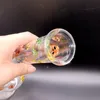 12 pouces en verre décoratif unique Bong narguilé dab bangah bang bong