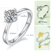 Pierścienie dla kobiet desiner pierścień diamentowy pierścień Diamond biały złoty różowy niebieski misanite projektant biżuterii bijoux biżuteria kobieta luksus 815706943 złote pierścienie męskie pierścienie M02A