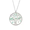 Hänge halsband Ny ankomst Naturlig kristallträd av liv Män kvinnor kedja smycken gåva släpp leverans hänge dhzye
