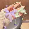 Hair Accessories 2023 Bowknot Children Elastic Bands Little Princess Sweet Ropes Ties Beautiful Girls Ponytail Holder Kawaii Headwear