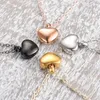 Stainless Steel Small Heart Locket cremation heart charms memorial ashes urn necklace/bracelet jewelry makings keepsake pendant