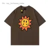 Men Designer Shirt Smiley Sun Playy Cards Tee Graphic Druk T -shirt Zomertrend Korte mouw Casual shirts Top High Street Drews 5 i7xz