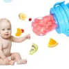 Bebê mordida de frutas mamilos de fruta mórdida silicona bebe dentes de silicone alimentador de segurança mordida alimento mamilos ortodônticos mordidos