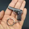 Metal sleutelhanger hanger Toys Gun Beretta 92F Pistal 1: 4 92f Mini Miniature Alloy Pistol Collection Toy S2083