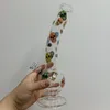 12 "Unikalny dekoracyjny szklany bong hakah dab rig Hookah Bong Bong