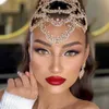 Other Fashion Accessories Charm Shiny Rhinestone Crystal Tassel Hair Accessories for Women Statement Trend Party Chain Headbands Hair Ornaments Jewel J230525