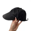 Chapeaux à bord large femmes PAPP CAP CAPE LAVABLE SUPPLABLE COLOR PURE COULEUR CHARDING SUMBRE