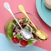 Cartoon Pig Shape Spoon Fork 304 Stainless Steel Home Tableware Ice Cream Dessert Spoon Children Spoons