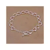 Chain Heart Star Sterling Sier Bracelets Link 8 peças 8 peças de estilo misto gtb5 de alta qualidade feminino 925 entrega de gota de pulseira j dh7wp