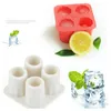 4 Cup Shape Silicone Ice Cube Mold Shot Glass Ice Mold Ice Cube Tray Summer Bar Party Beer Ice Cocktail Cold Drinking Tools