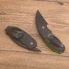 Wysokiej jakości KS4700 Składanie kieszonkowe 8CR13MOV Black Blade 6061-T6 Uchwyt EDC Noże