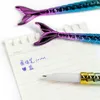 Ballpoint Pens 15pcs/20pcs/30pcs Mermaid Mermaid 1.0mm Ploint Pen Blue Ink Ball Pen Cute Office Signature Handle Kawaii Writing Stationery 230524