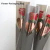 Gift Wrap 30Pcs/Bag Useful Flower Single Packaging Bag Wear-resistant Wide Application Visible Rose Love You