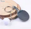 7 Color Sport Ping Pong Table Tennis Ball Badminton Bowling Ball Keychain Key Chain Keyring Key Ring Souvenir Gift