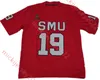 SMU Mustangs Football Jersey Алекс Падилла Келдрик Ластер Клайд Питтман Л.Дж. Джонсон -младший П.Дж. Уильямс Джордон Хадсон Менс Молодеж