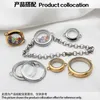 1pc 20mm 25mm 30mm 스테인리스 스틸 플로팅 로켓 유리 메모리 트위스트 로켓 팔찌 보석 제작을위한 실버 골드 컬러