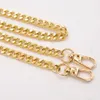 Metal gold chain strap for bag 40-160cm metal alunimium handbag chain accessories for DIY replacement bag parts accessories273a225y