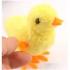 Animali di peluche ripieni 1Pcs Cute Wind Up Chick Toy Kids Boy Girl Clockwork Walking Toys Bambini Regali divertenti 15 Y2 Drop Delivery Dhjmx