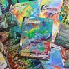 2023 Meilleures cartes Pokemon TCG Dot Flash HOLO Vmax Vstar GX MEGA EX Ultra Rare Rainbow Arceus DIY Charizard DX Packs de cartes Pokémon Cadeau brillant pour enfants