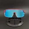 OO9406 스포츠 야외 자전거 고글 디자이너 여성용 선글라스 3 렌즈 편광 TR90 Photochromic 사이클링 안경 자전