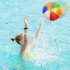 PVC uppblåsbar strandboll mångfärgade barn bad leksak boll barn sommar strand dusch simning leksaker verktyg tillbehör