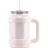 50 oz en acier inoxydable Quencher Tumbler Vacuum Keep Hot and Cold Mug avec poignée et paille NOUVEAU