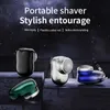 Electric Shavers 1PC Mini Portable Electric Shaver USB Rechargeable Beard Trimmer Razor Face Cordless Shavers Wet Dry Painless Shaver Machine L230518