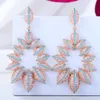 Kolczyki Dangle żyrandol Godki Trendy Big Bold Multicolor for Women Wedding Geometryczne Kolki Brincos żeńska biżuteria mody gi