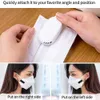Yüz maskesi için yeni taşınabilir yeniden kullanılabilir fan klipsli yaz giyilebilir spor soğutma hava filtresi usb kişisel egzoz mini fanları mini fan