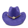 Berretti Cappello da cowboy Cavaliere da uomo e da donna Accessori in piuma arricciata Jazz Sunset Travel Beach