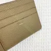 Najwyższej jakości luksusowy projektant karty uchwyt mini portfel oryginalna skórzana torebka moda damska Kluczowe portfele w stylu mody torebki paszportowe torebki oryginalne pudełko