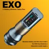 Tattoo Machine EXO Wireless Kit krachtige Coreless Motor Chargeable Lithium Battery 2 RotaryTattoo Pen Set 230525