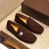 2023 Luxe casual loafers Spring herenschoen Suede designer loafers voor mannen zacht rijden mocassins hoogwaardige flats mannelijk wandelen