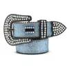 Klassieke BB -riem met bling steentjes tailleband riemen voor heren dames designer ceinture als vrienden cadeau