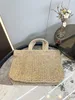 designer Borse a tracolla da donna Borse a tracolla in fibra di cocco Borse a tracolla Fashion Totes Ricamo manuale di qualità borse shopping casual di grandi dimensioni Cartelle Borse Borse tessute